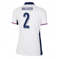 England Kyle Walker #2 Fußballbekleidung Heimtrikot Damen EM 2024 Kurzarm